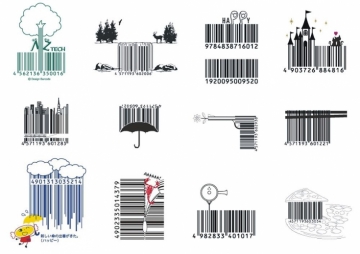 Self-adhesive labels and stickers with barcode 